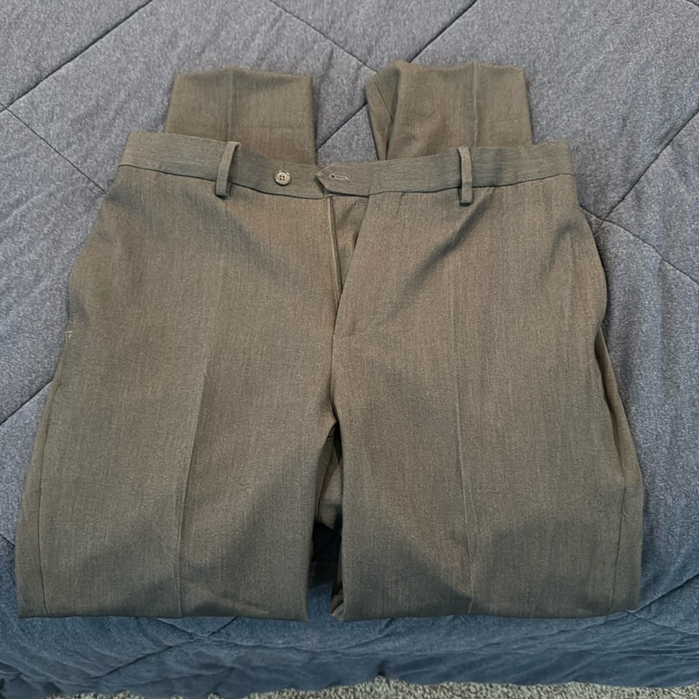 Men’s Stretch Fit Dress Slacks 34Wx32L